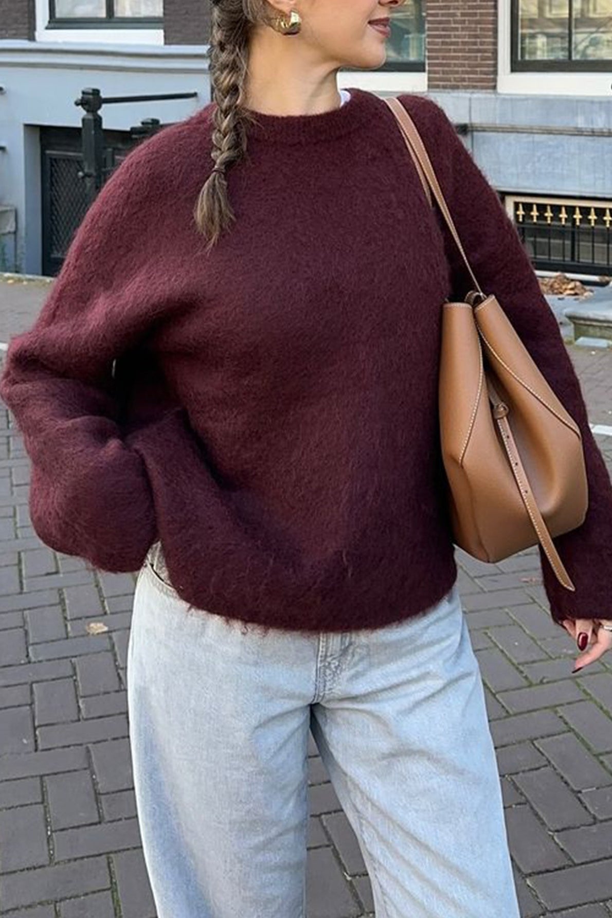 Nora ribbestrikket genser