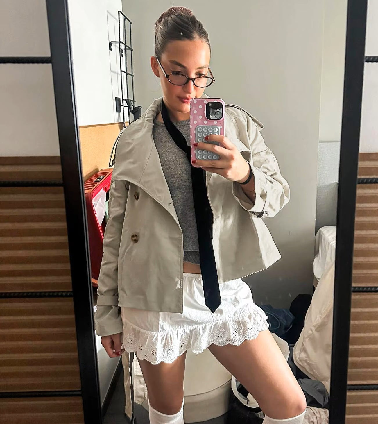 Amelie Belted Trench Coat