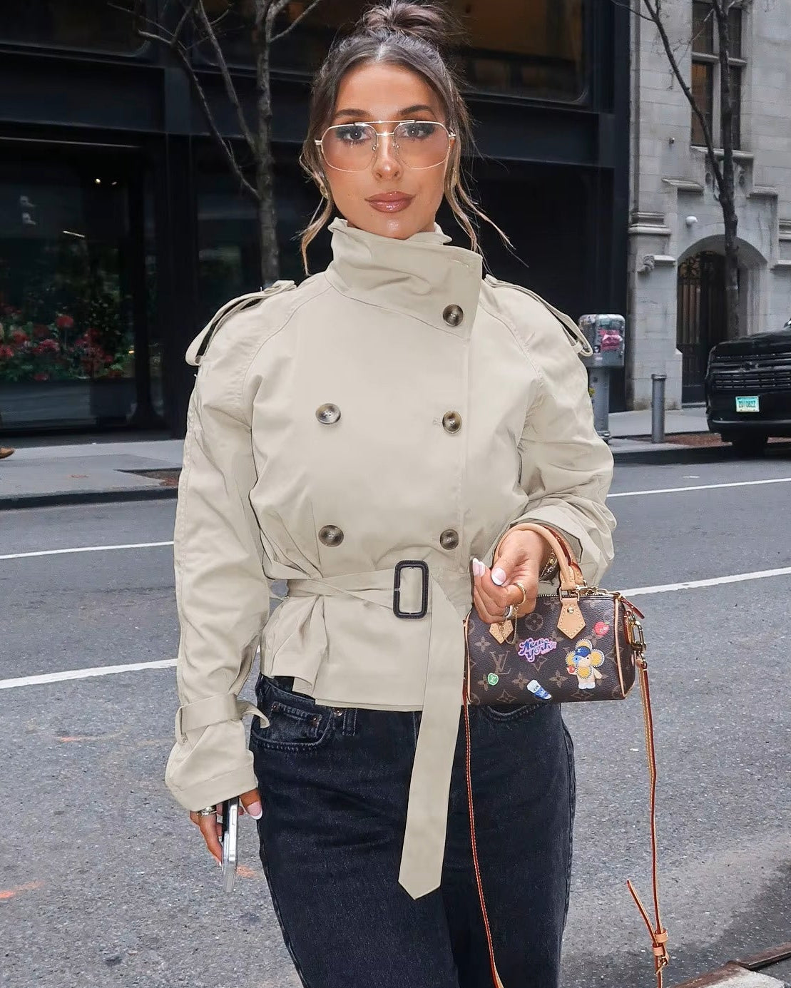 Amelie Belted Trench Coat