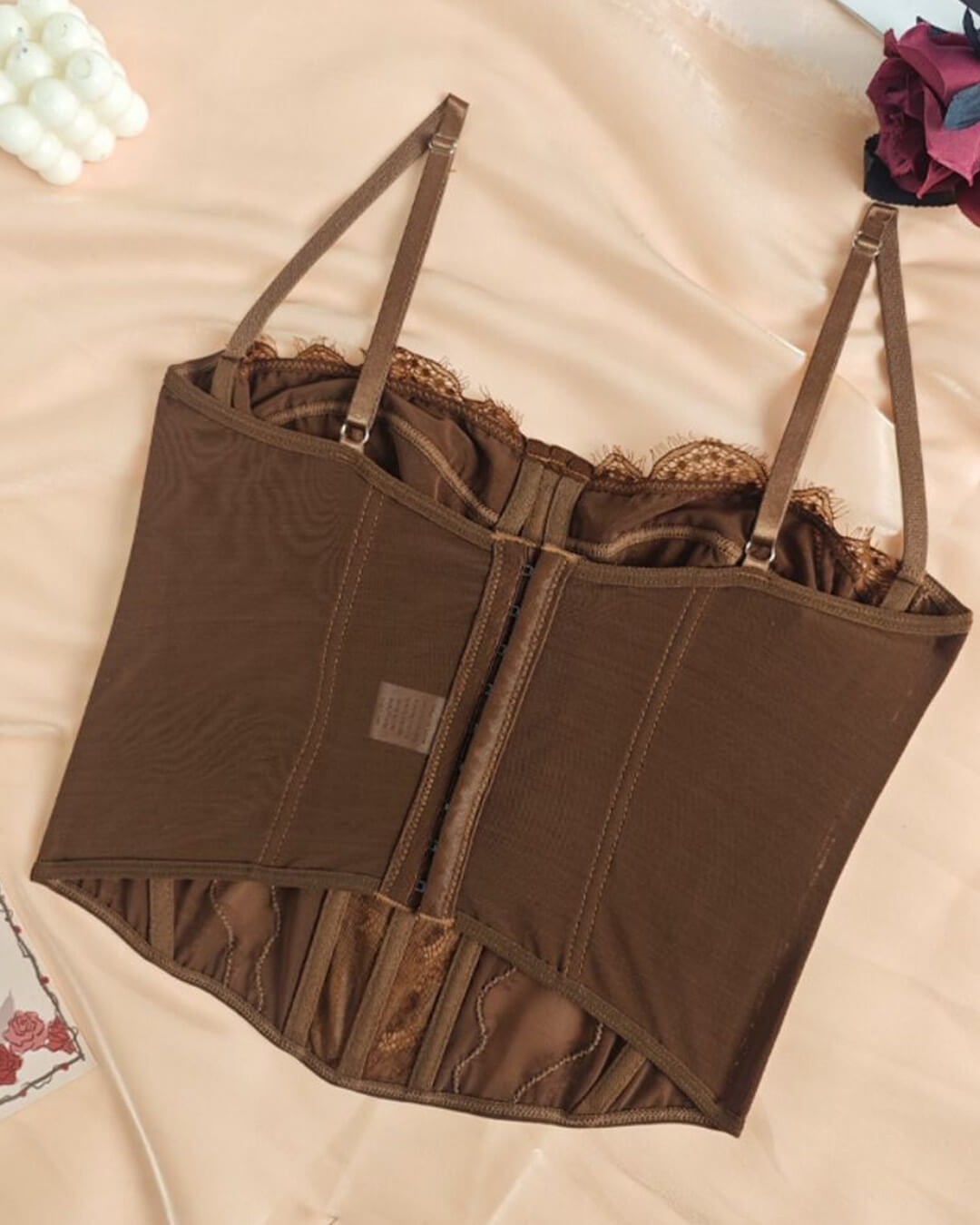 Layla blonde korset topp
