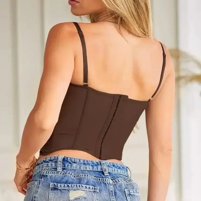 Layla blonde korset topp