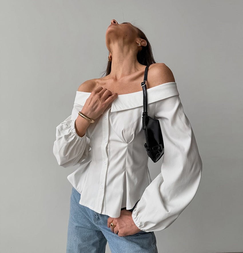 Rhea off-shoulder-topp