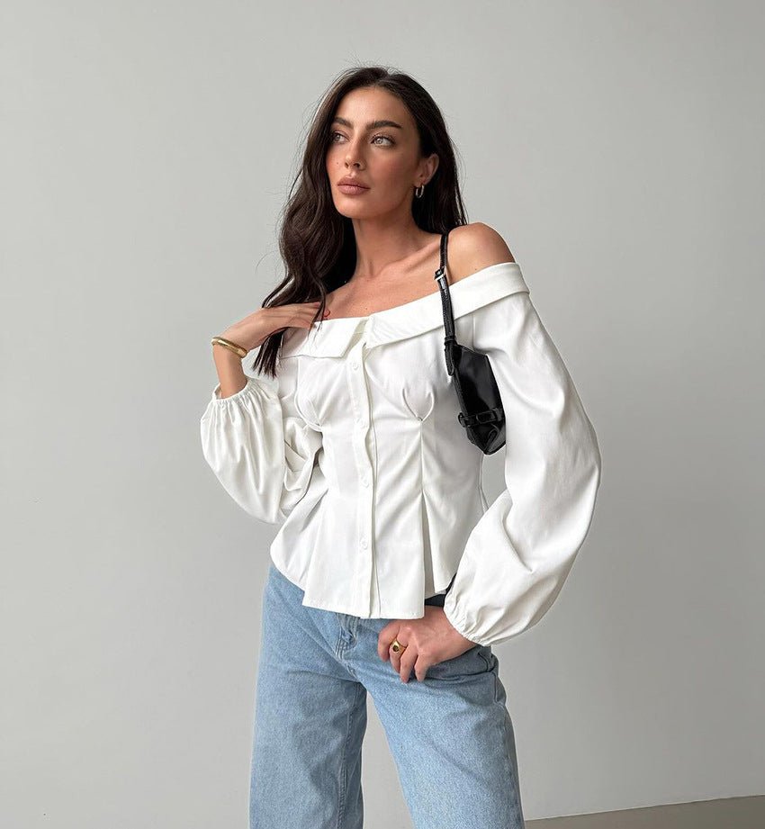 Rhea off-shoulder-topp