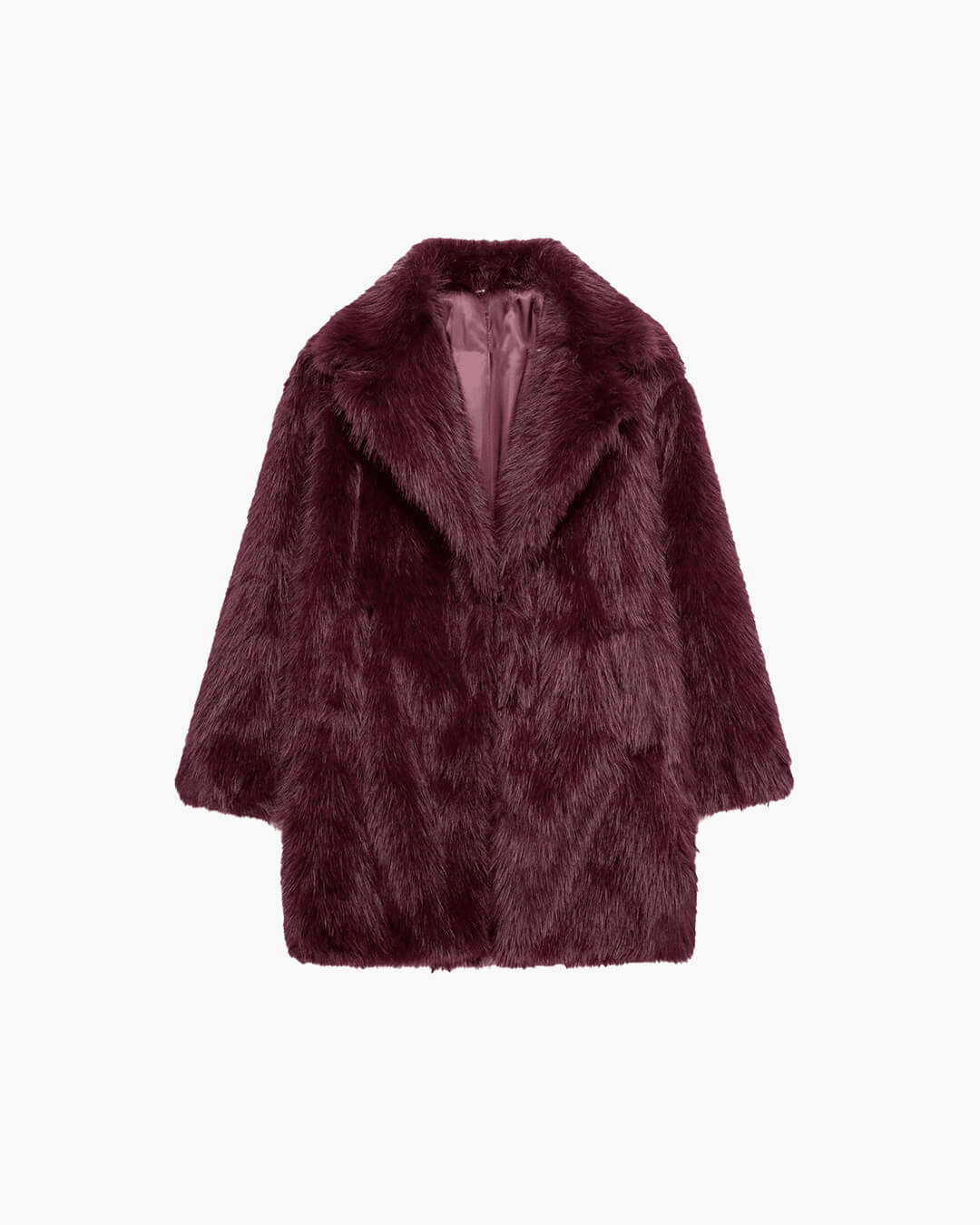ZEYA - Agnes Mid Length faux fur Coat