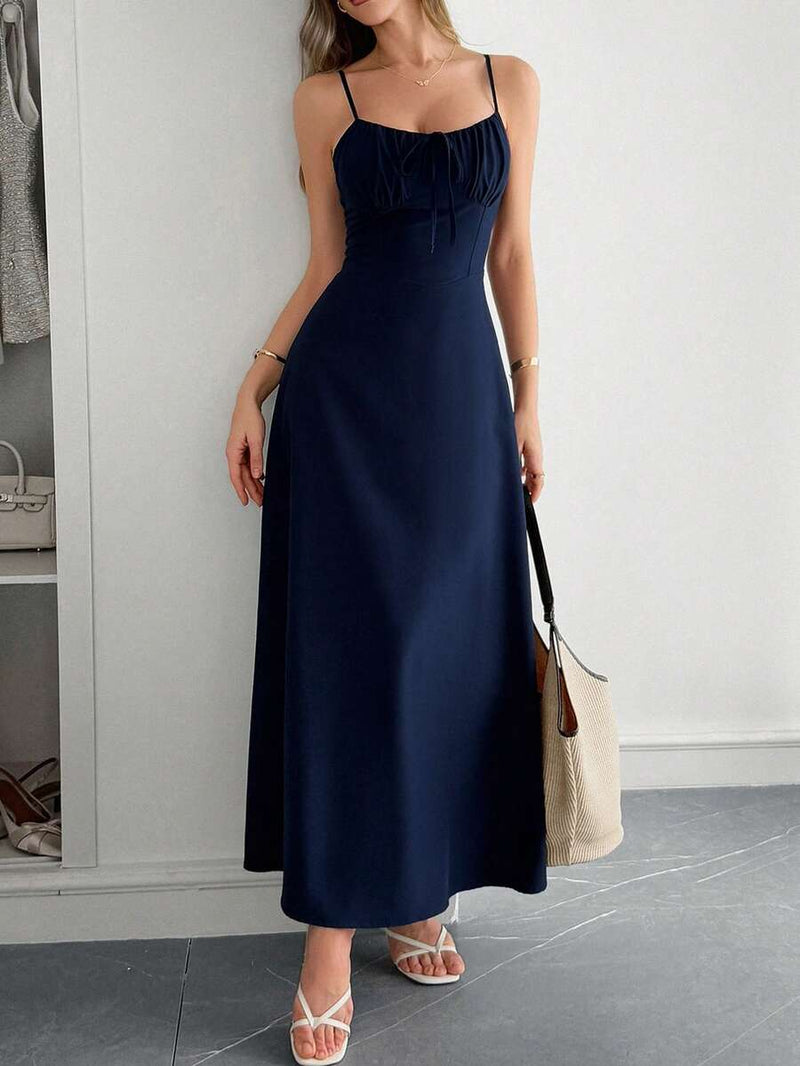 ZEYA - Aleana Ruched Waist Maxi Dress