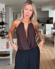Alessi ryggløs drapert body