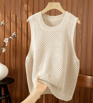 Amaia Hollow Strikket Tanktopp