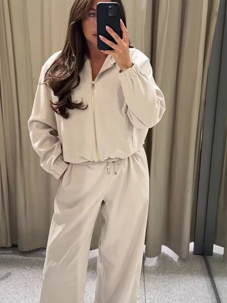 ZEYA - Amara Hooded Tracksuit Set