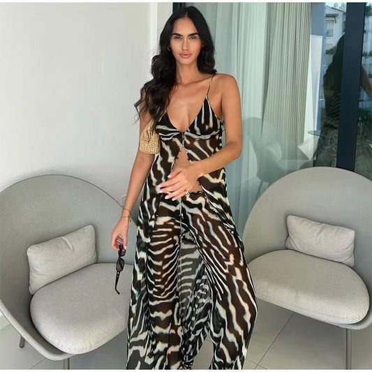 ZEYA - Andrea Zebra Two-Piece Set