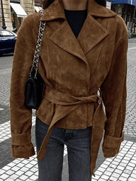 Ariana Retro Suede Jacket
