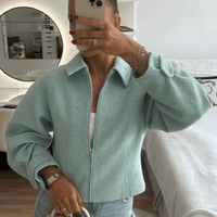 Audrey Tweed Kort Glidelåsjakke