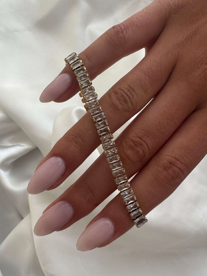 ZEYA - Baguette Tennis Bracelet