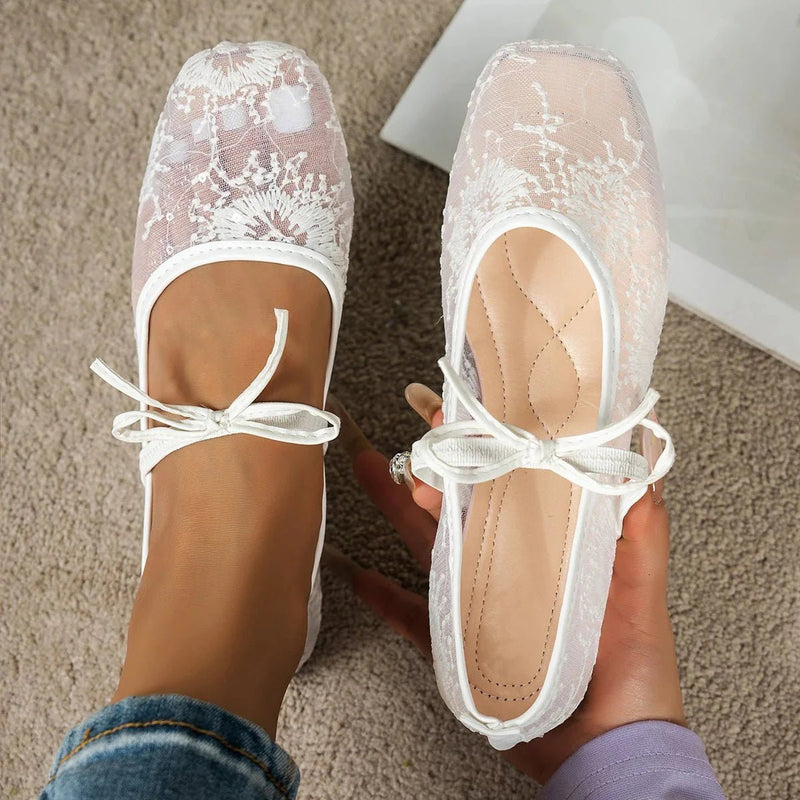 ZEYA - Beatrice Mesh Ballet Flats