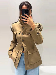 Belinda Slim Fit trenchcoat