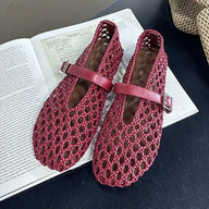 Jessica Vevd Hul Romflat Sandaler