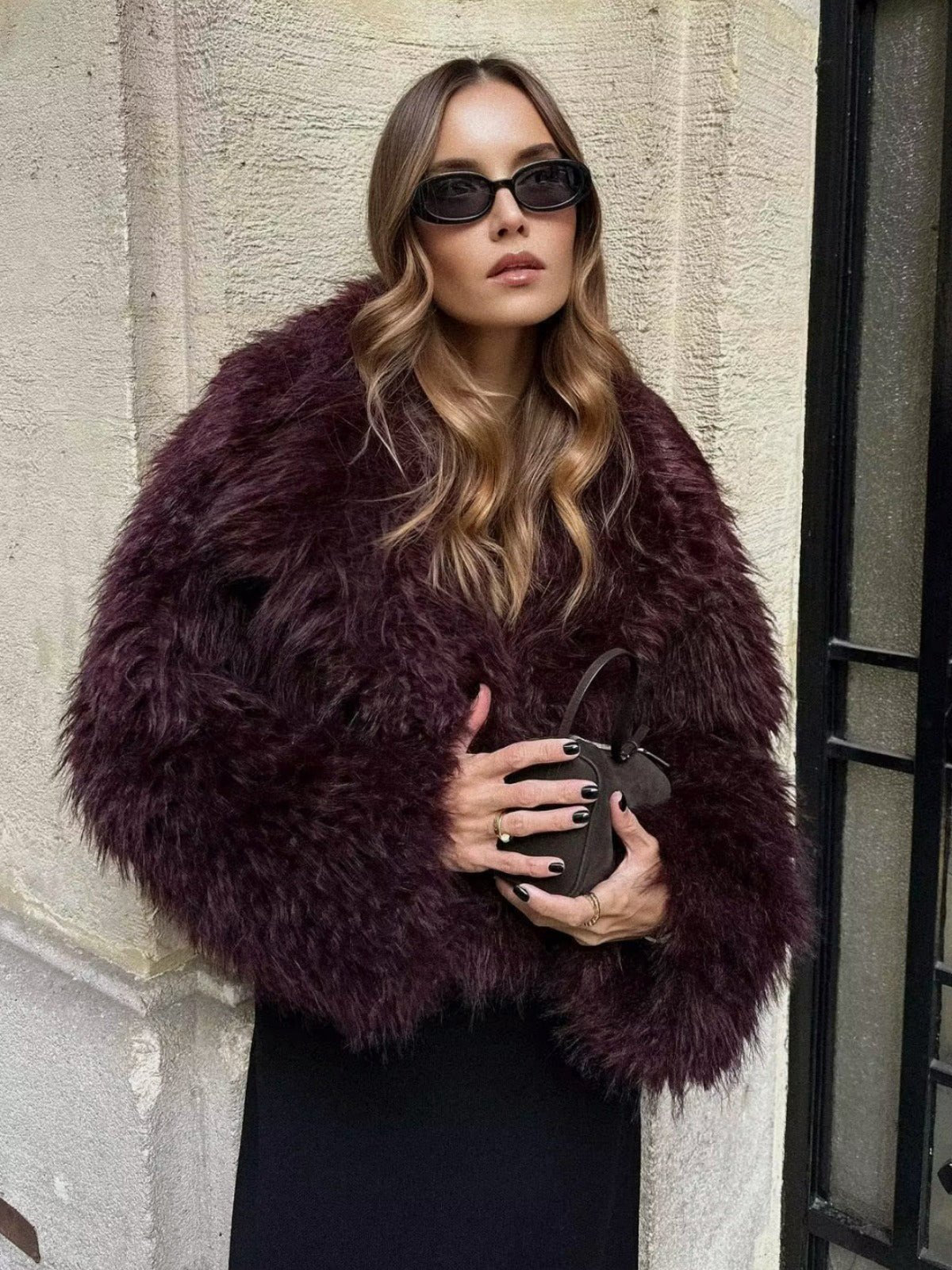 ZEYA - Brenda Short Faux Fur Coat