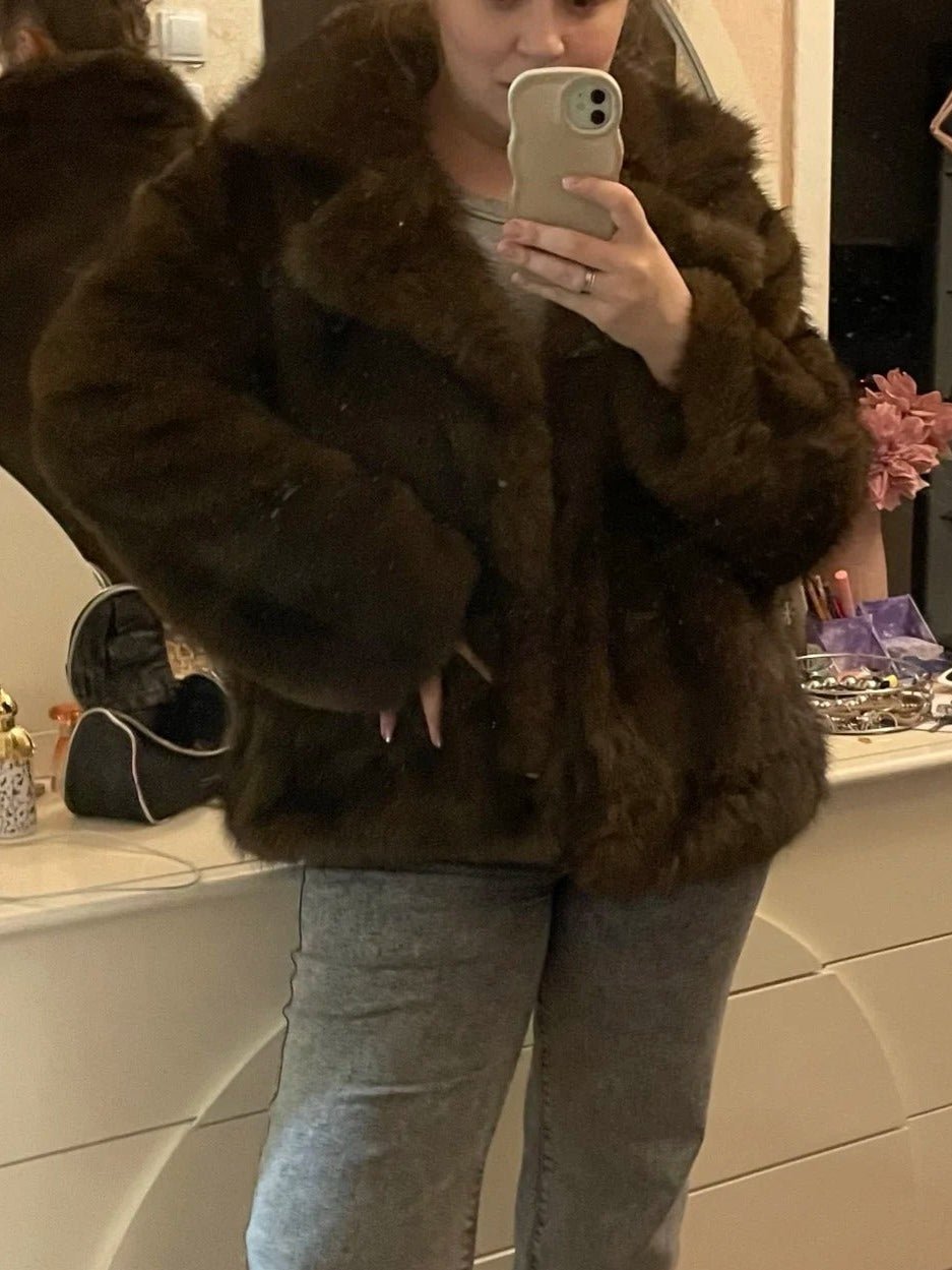 ZEYA - Brinley Mid - Length Fluffy Jacket