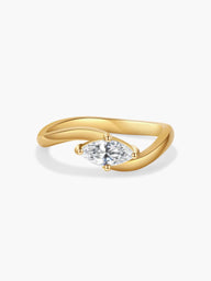 Calista Vridde Eleganse Bånd Ring
