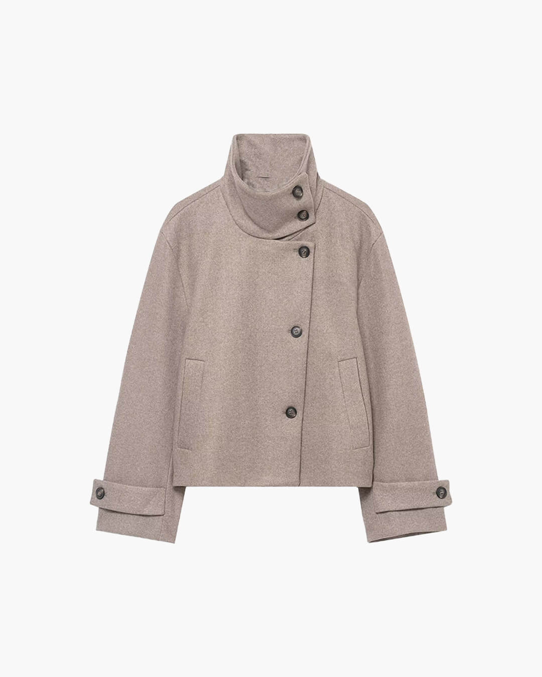 ZEYA - Cardi Jacket with Stand Collar