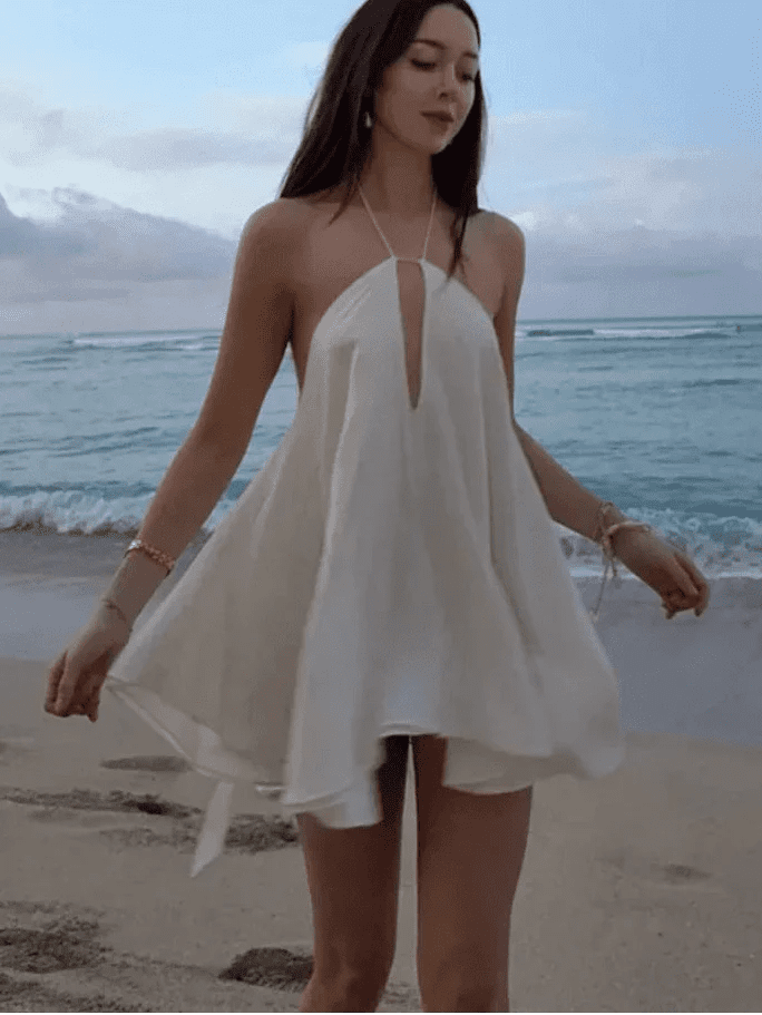 ZEYA - Catalina Off-Shoulder Hollow Out Summer Dress