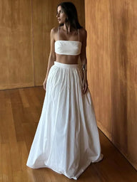 Chanelle Strappy Crop Top todeltssett