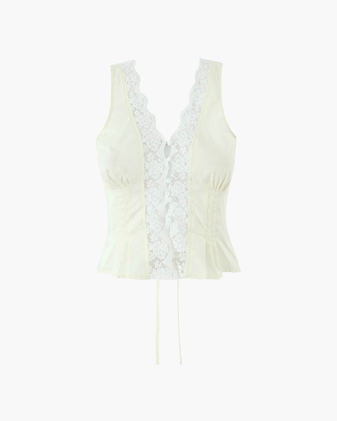ZEYA - Clarisse Lace Trim Mini Skirt Set