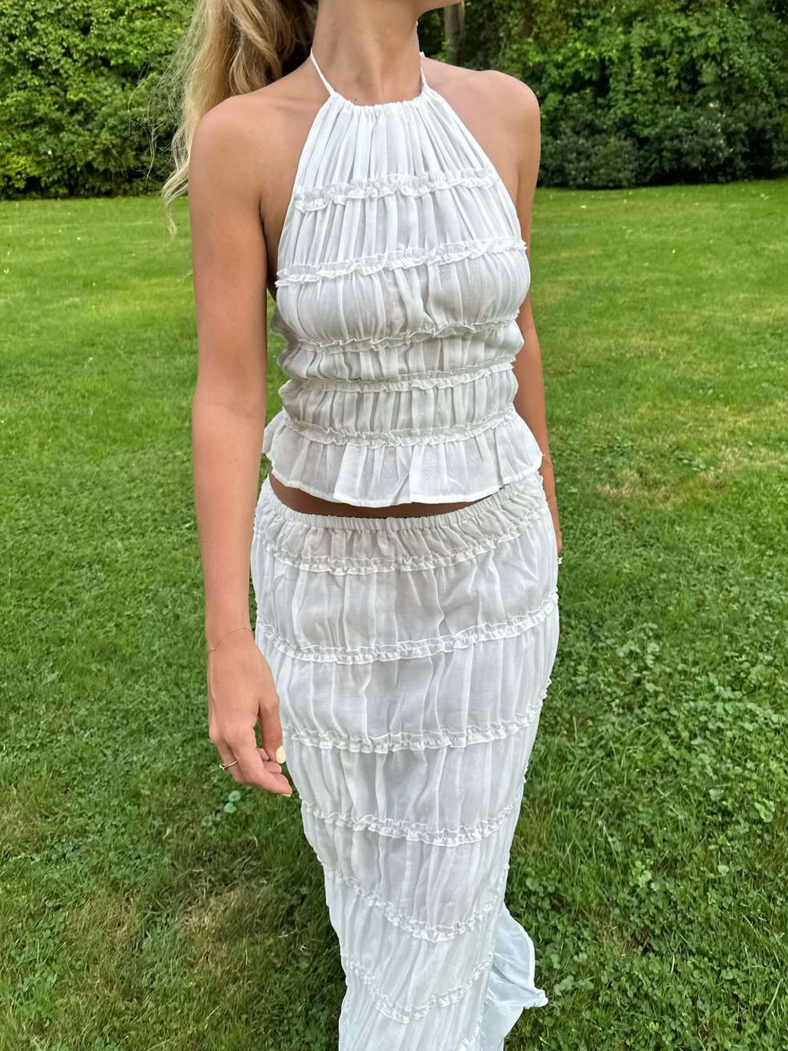ZEYA - Danica Two - Piece Set with Frill Details