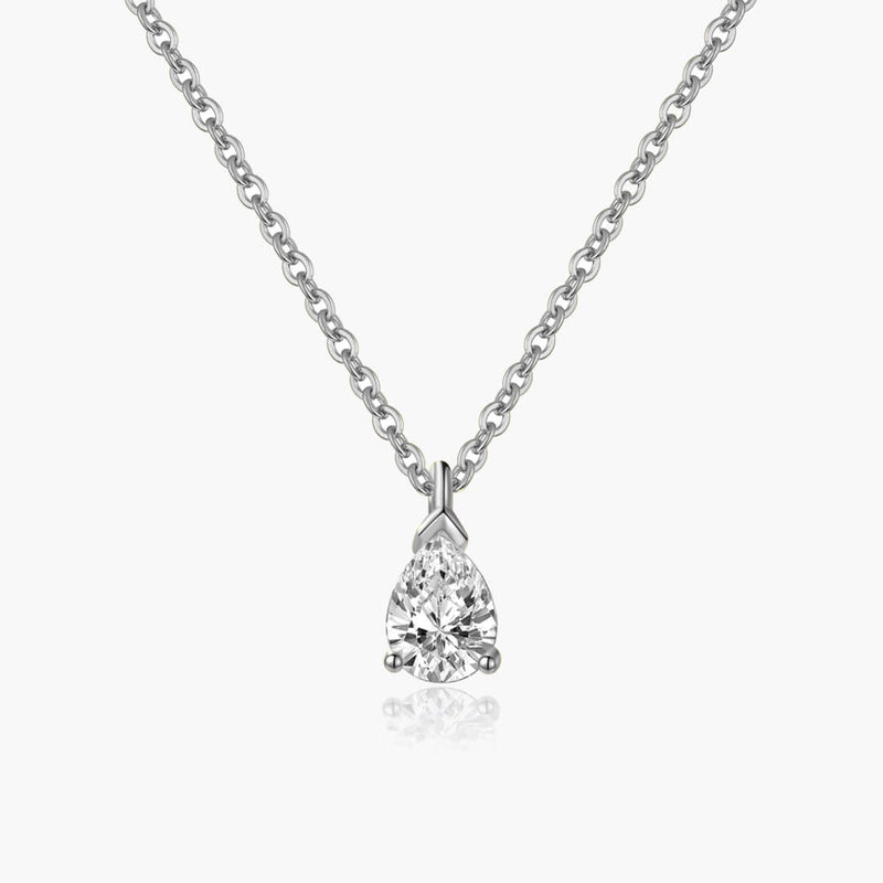 ZEYA - Daphne Pear Cut Zirconia Pendant Necklace