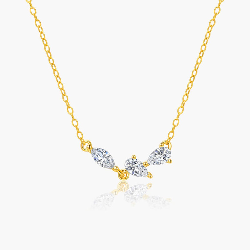 ZEYA - Diane Multi - Cut Zirconia Necklace