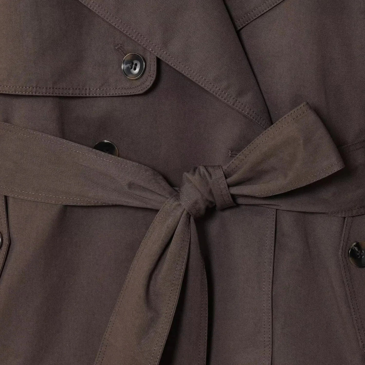 ZEYA - Dianna Belted Short Trench Coat