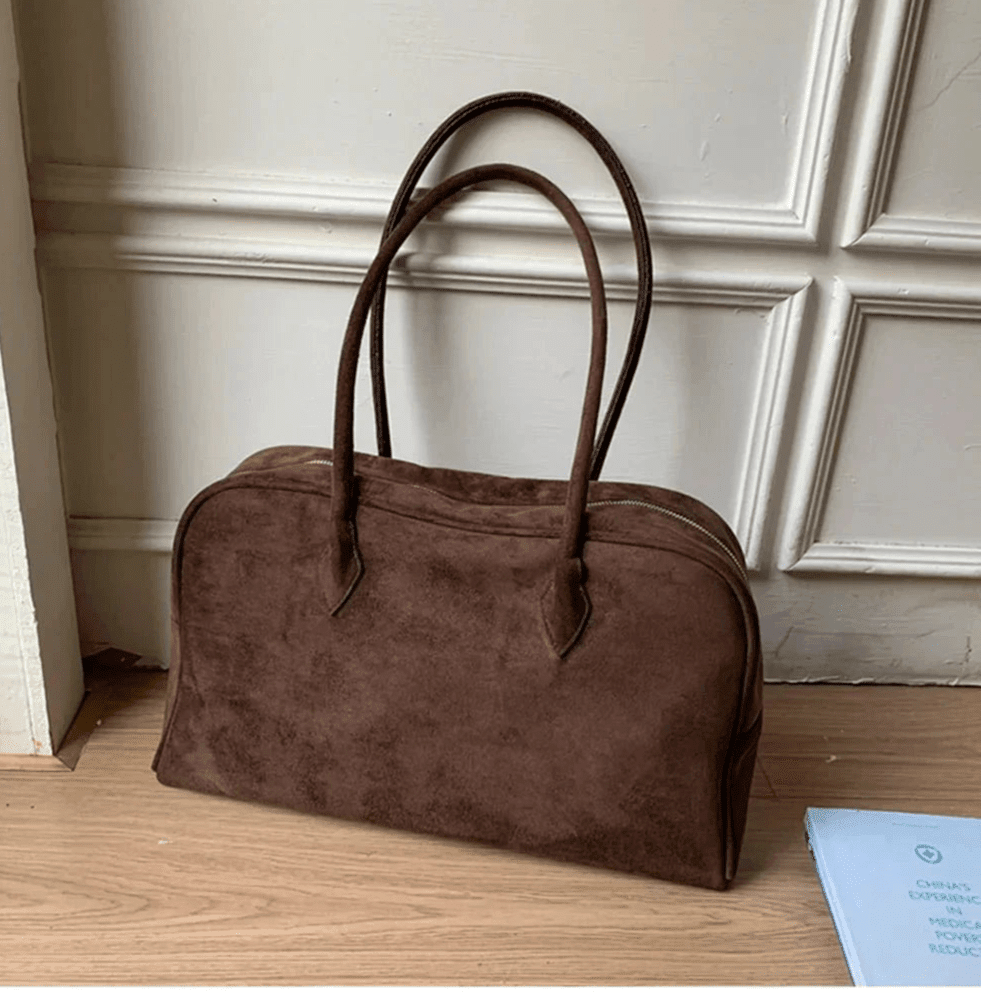 ZEYA - Dominica Suede Shoulder Bag