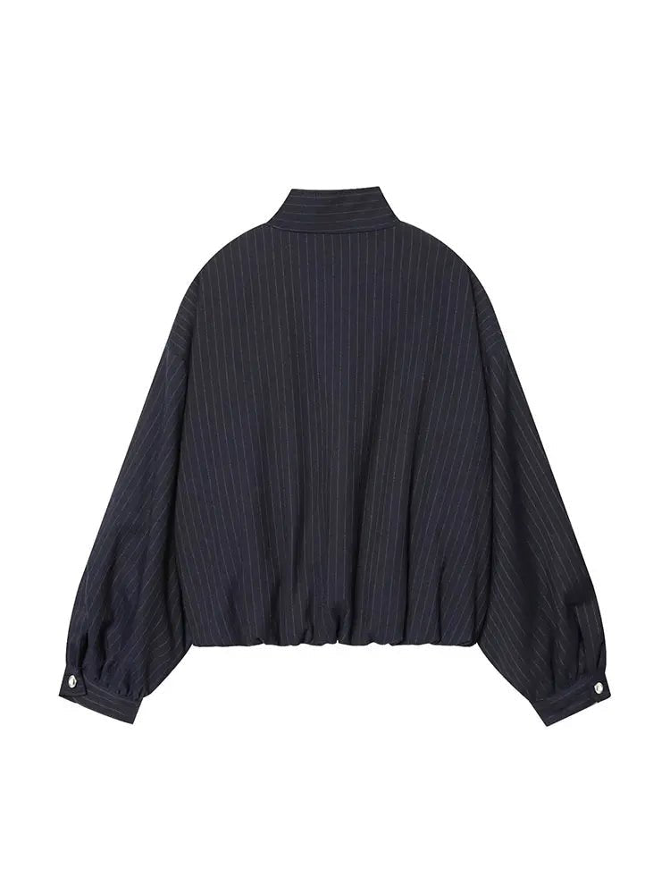ZEYA - Elena Striped Button Jacket