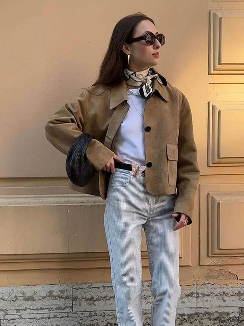 ZEYA - Ellen Faux Suede Jacket