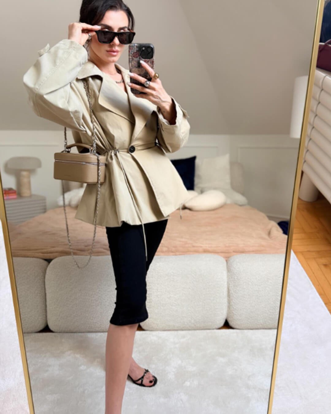 ZEYA - Ellen Lapel Collar Trench Coat
