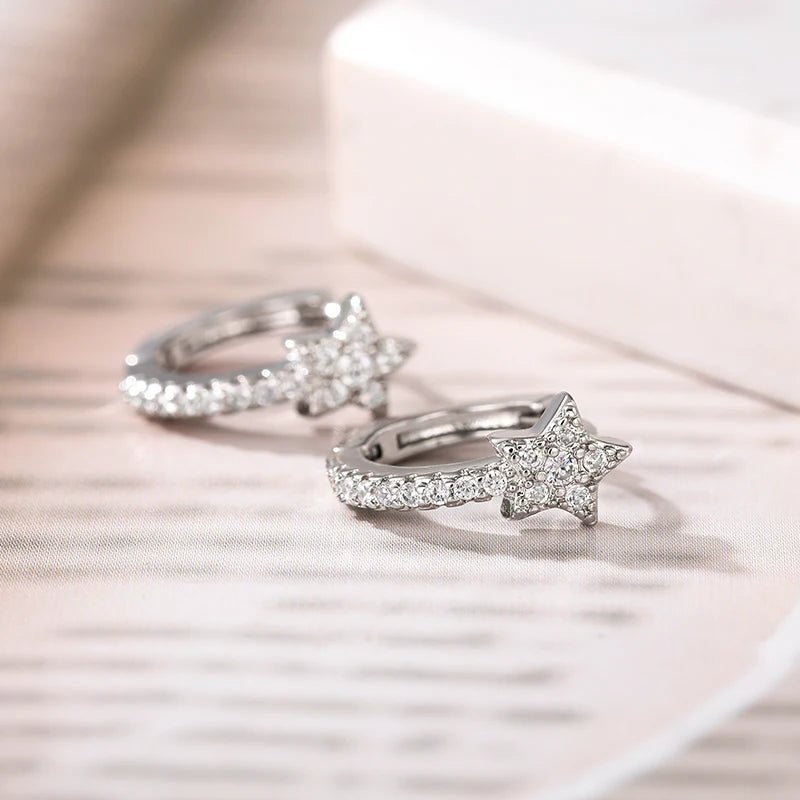 ZEYA - Elyse Star Hoop Earrings