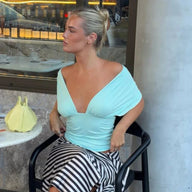 Emiliana snøre-crop topp