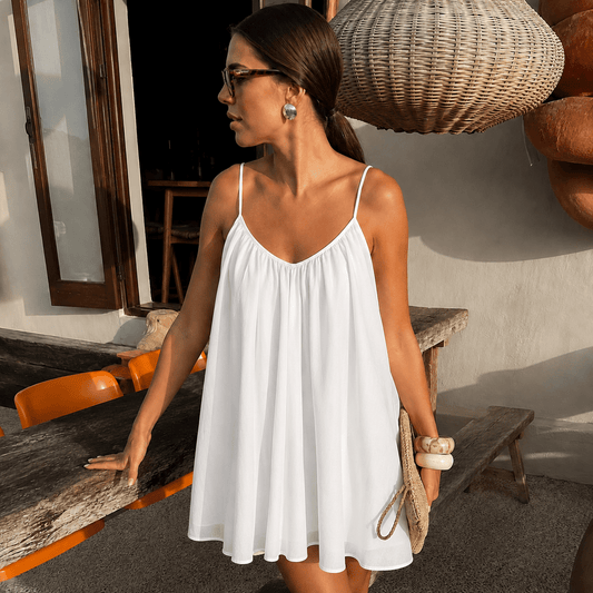 ZEYA - Esra Spaghetti Strap Flowy Mini Dress