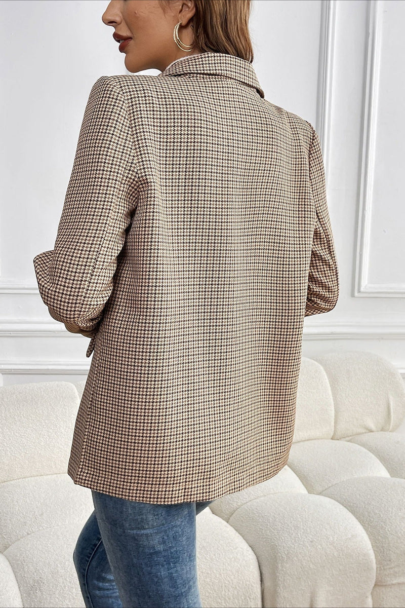 ZEYA - Esther Houndstooth Blazer