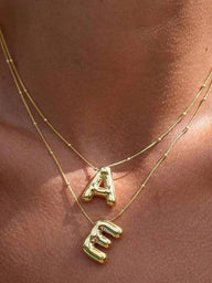 Eveline Initial Anheng Halskjede