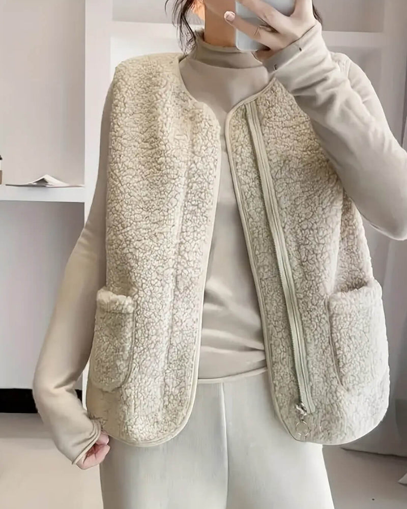 ZEYA - Fiona Fleece Vest Jacket