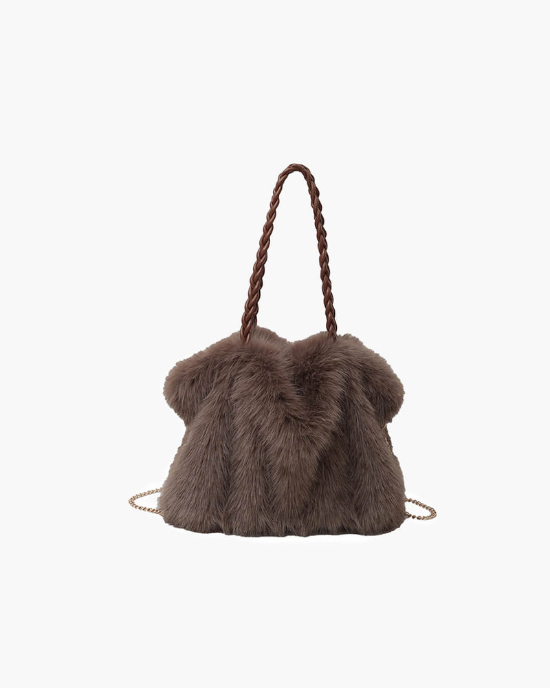 ZEYA - Frances Faux Fur Tote Bag