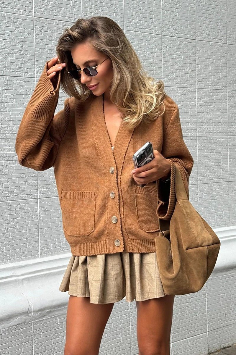 ZEYA - Francesca Vintage Loose Fit Cardigan