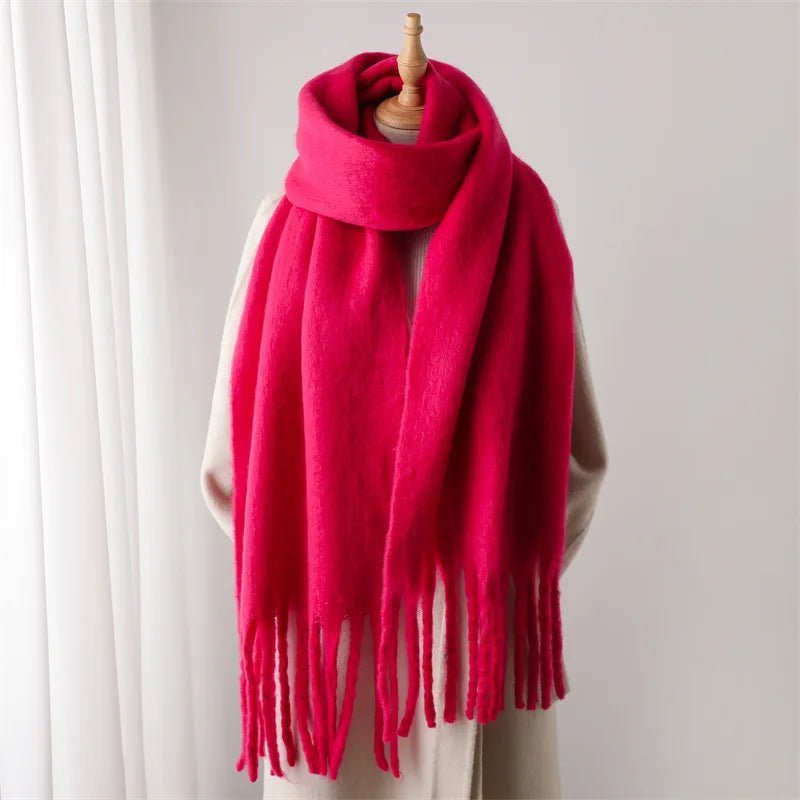 ZEYA - Gabriella Tasseled Winter Scarf