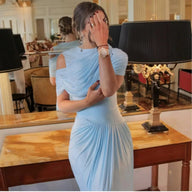Hadley mesh bodycon maksikjole