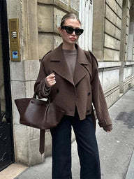 Hannah snøreliv trenchcoat