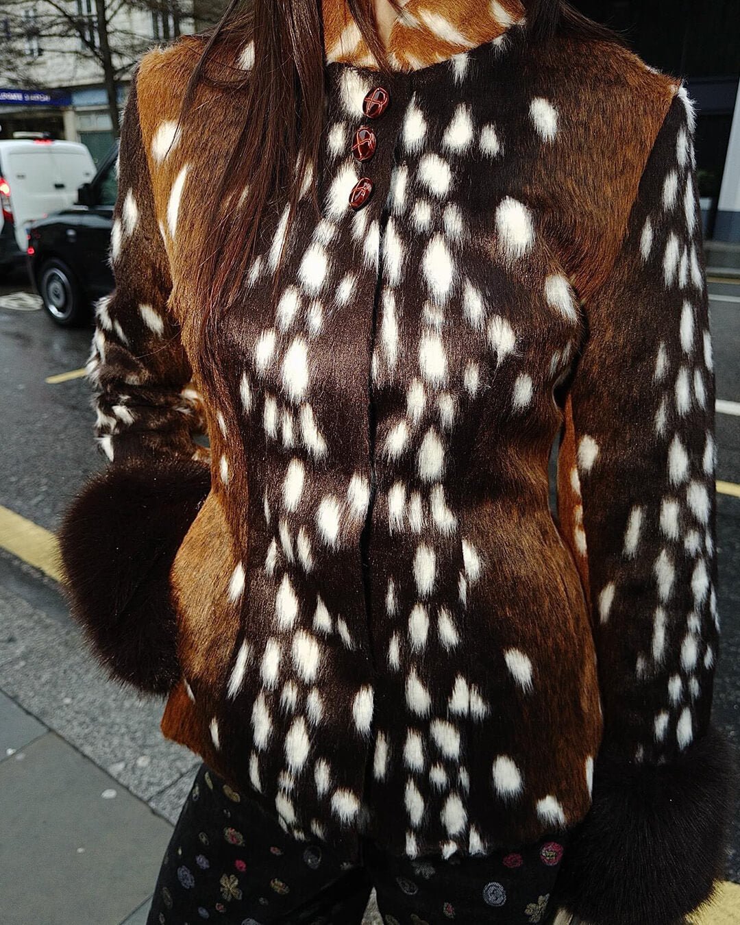 ZEYA - Harriet Stand Collar Faux Fur Jacket