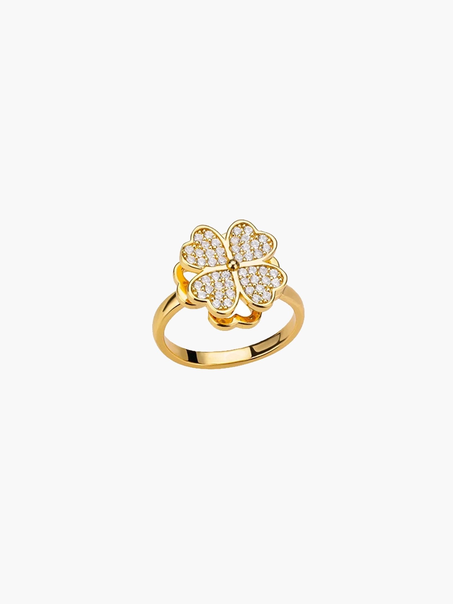 ZEYA - Hazel Clover Leaf Anxiety Ring
