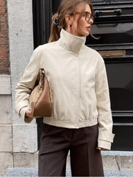 Helena Cropped Bomberjakke