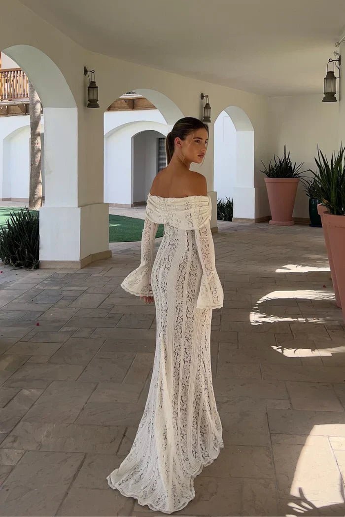 ZEYA - Ivy Off-Shoulder Lace Maxi Dress