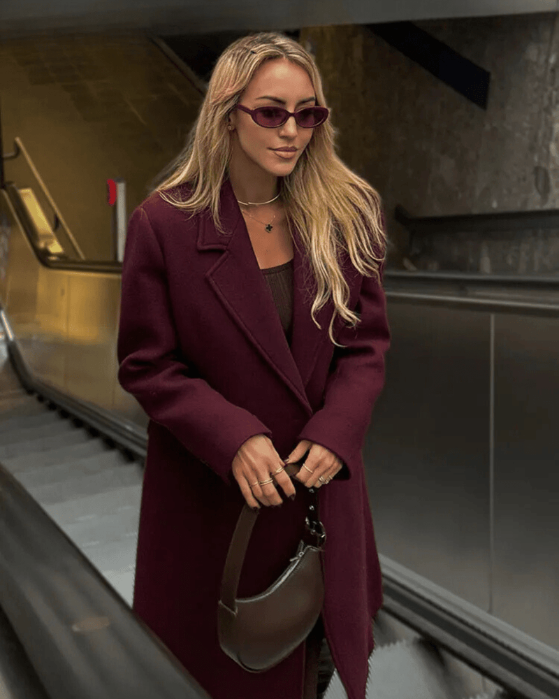 ZEYA - Jilian Double Breasted Maxi Coat